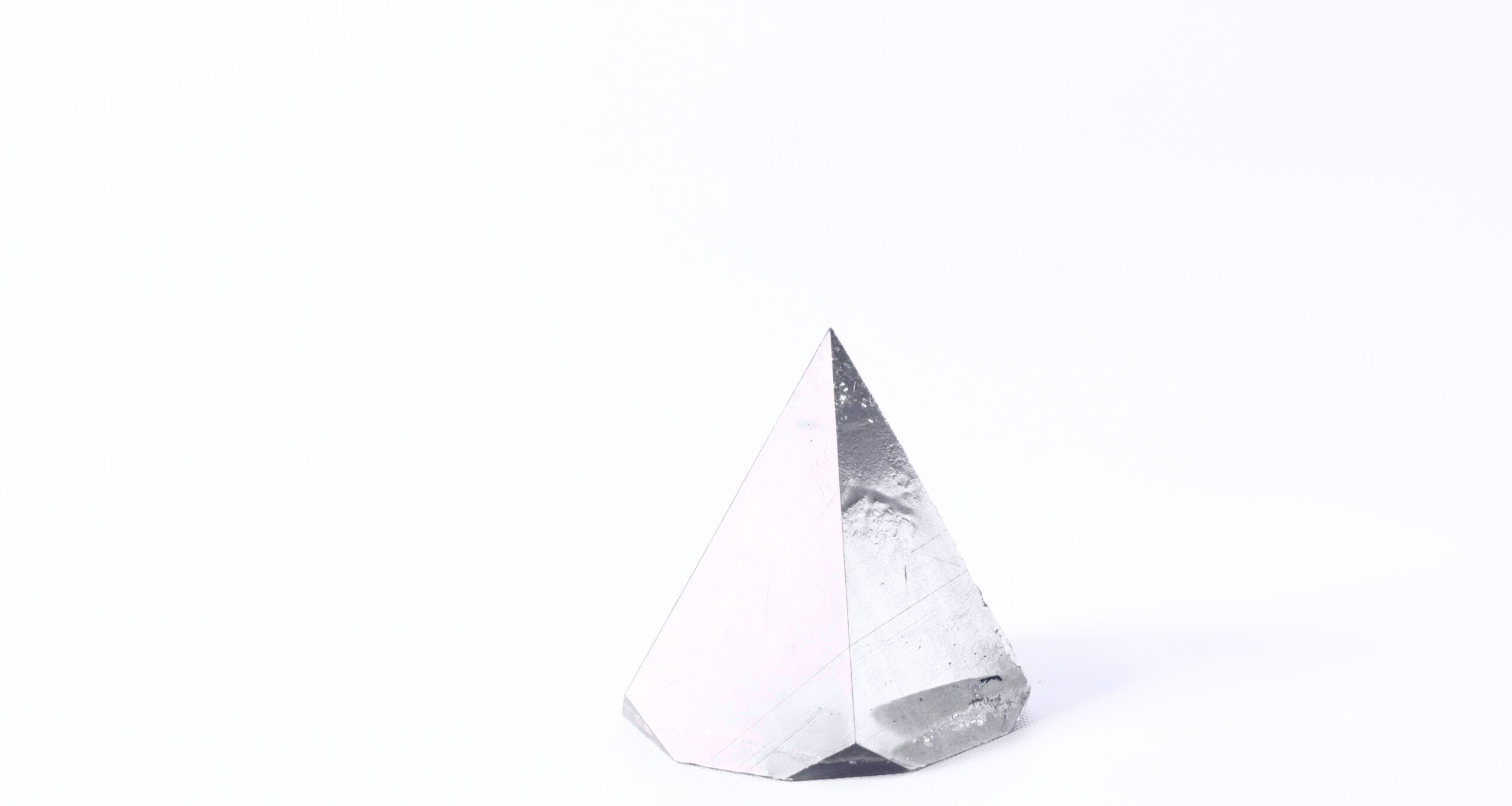 Nubian Pyramid White - Ozark Orgonite - Ozark Crystals & Ozark Decor
